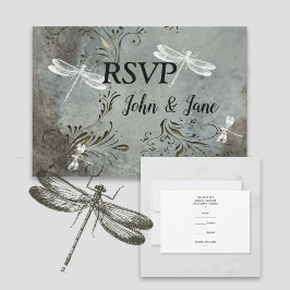 Tarjeta RSVP Dreams de Dragonfly