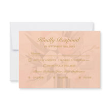 Tarjeta RSVP elegante de resumen moderno