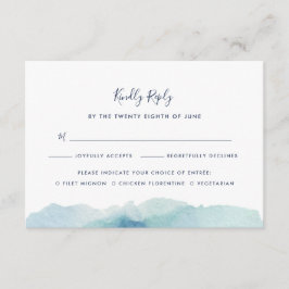 Tarjeta RSVP emblemática con elección de comida