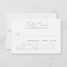 Tarjeta RSVP final para Jessie