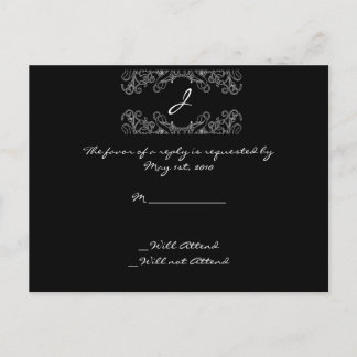 Tarjeta RSVP Floral Flourish