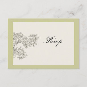 Tarjeta RSVP inspirada en la cosecha de personaliz