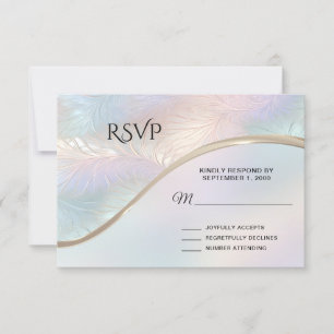 Tarjeta RSVP irlandesa de resumen moderno