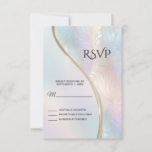 Tarjeta RSVP irlandesa de resumen moderno