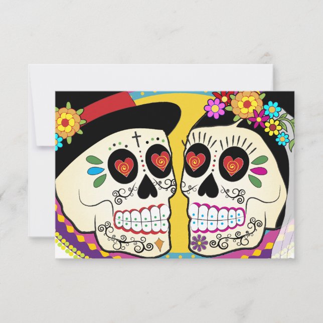 Tarjeta RSVP Los Novios (Anverso)