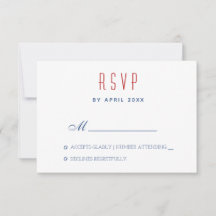 Tarjeta RSVP mínima de dirección de devolución de