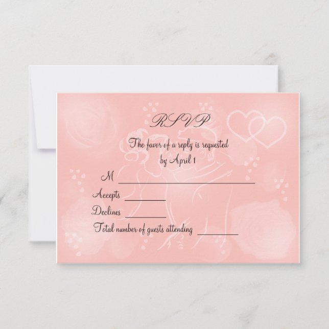 Tarjeta RSVP para rosas (Anverso)