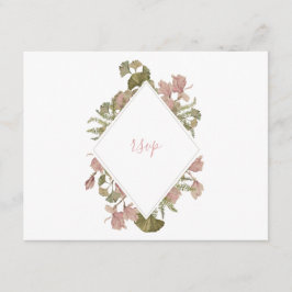 Tarjeta RSVP para Rubor Floral A6