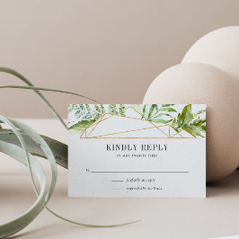 Tarjeta RSVP para Terrarium