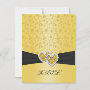 Tarjeta RSVP PRINTED RIBBON