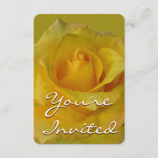 Tarjeta RSVP Rosa Amarilla Personalizada Rosa Invi