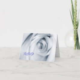 tarjeta RSVP rosa azul