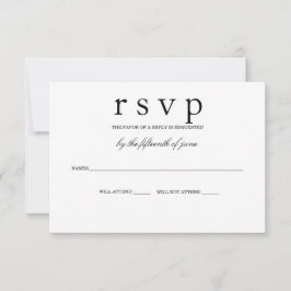 Tarjeta RSVP SideBar