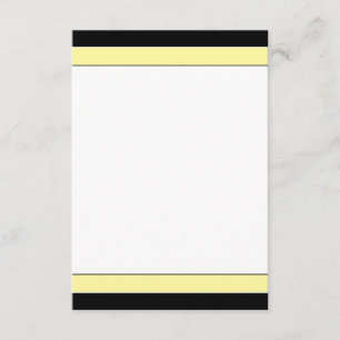 Tarjeta RSVP simple (amarillo/negro)