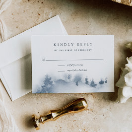 Tarjeta RSVP Snowbound