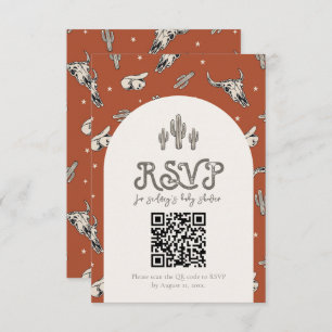 Tarjeta RSVP Wild West