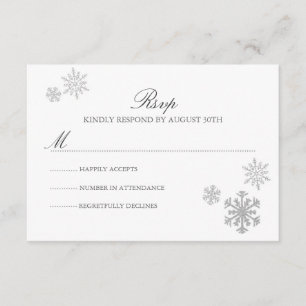 Tarjeta RSVP Winter Wonderland