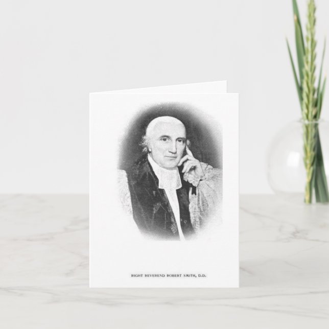 Tarjeta Rt. Rev. Roberto Smith (Anverso)