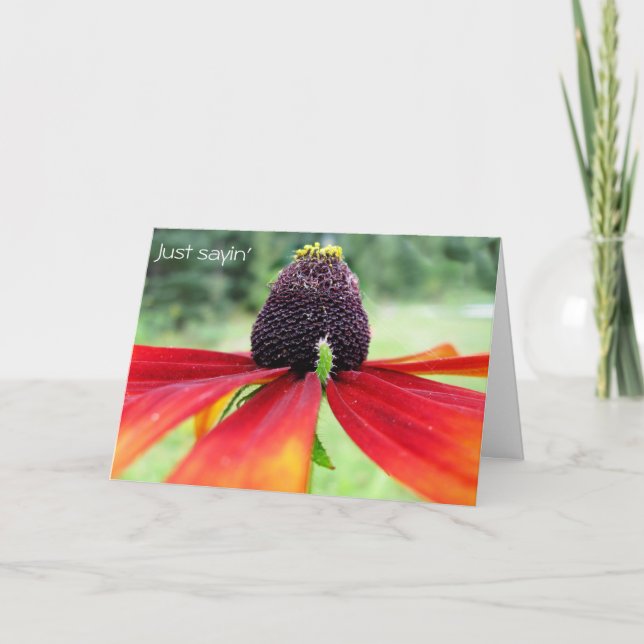 Tarjeta Rubeckia, sólo digo (Anverso)