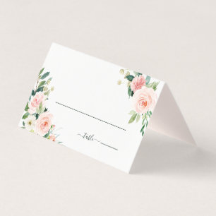 Tarjeta Rubor Pink Bloom Boda Place