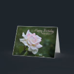 Tarjeta Rubor Pink Rose Birday Wee for Friend Card<br><div class="desc">Una hermosa tarjeta rosa rosa rosa color rosa color rosa de cumpleaños diseñada especialmente para ese amigo especial.</div>