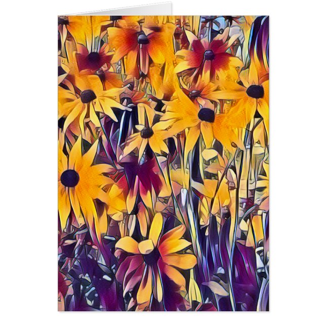 TARJETA RUDBECKIAS (Frente)