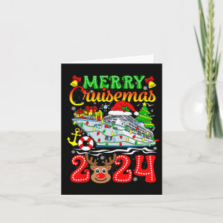 Tarjeta Rudolph Xmas, Navidades de cruceros Merry Cruisema