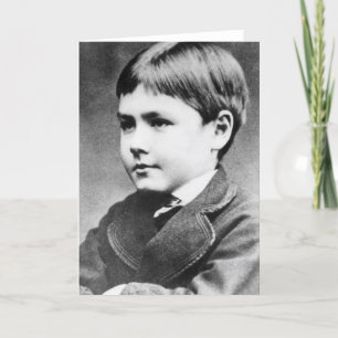 Tarjeta Rudyard Kipling, c.1870