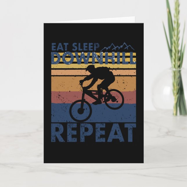 Tarjeta Rueda de bicicleta MTB de descenso (Anverso)