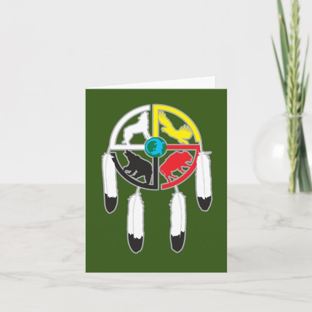 Tarjeta Rueda de la medicina (Anverso)