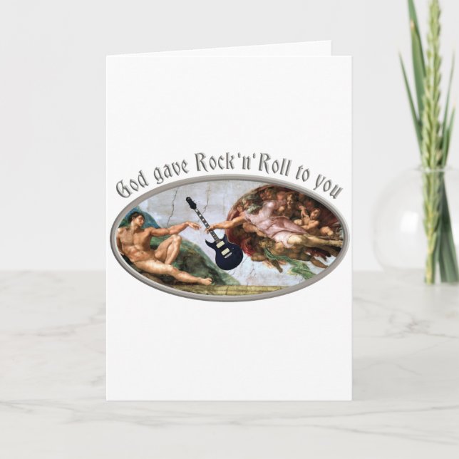 Tarjeta Ruedas to God rock gave and you (Anverso)