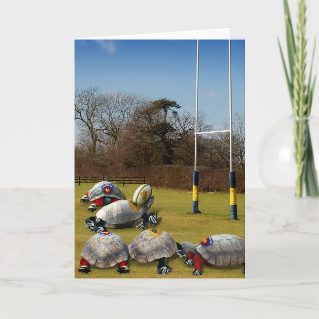 Tarjeta Rugby de tortuga (Anverso)