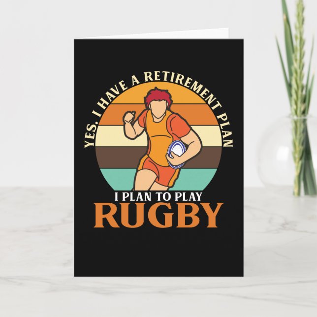 Tarjeta Rugby Retirement Plan (Anverso)