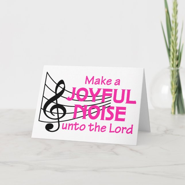 Tarjeta Ruido alegre (Anverso)