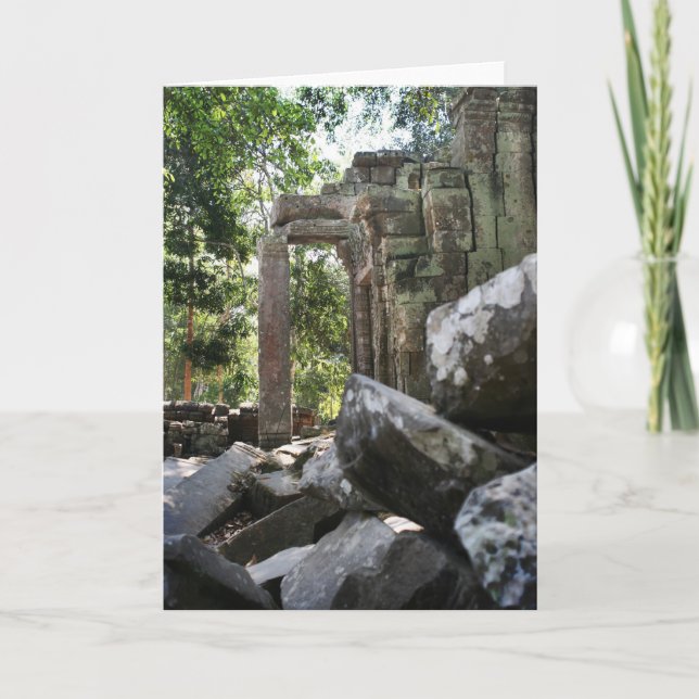 Tarjeta Ruinas del templo (Anverso)