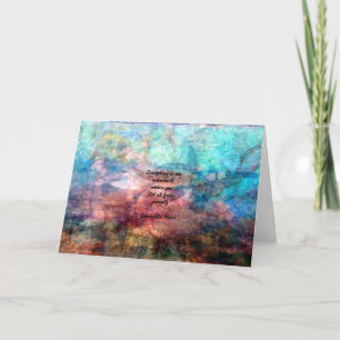 Tarjeta Rumi Cita Sobre La Energía Y El Universo