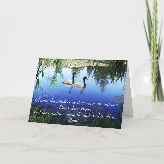 Tarjeta Rumi The se pregunta (Anverso)