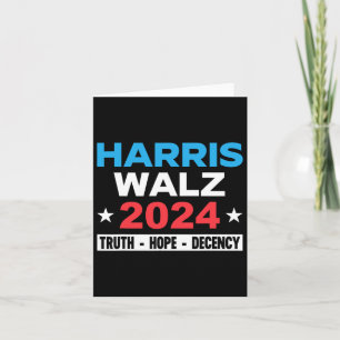 Tarjeta Rumor 2024 Verdad Esperanza Decencia Kamala Por Pr