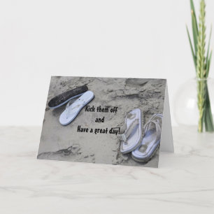 TARJETA RUN BAREFOOT Y TIENE DIVERSIÓN EN SU CUMPLEAÑOS