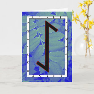 Tarjeta Rune Eihwaz - Perseverancia Centrada