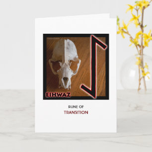 Tarjeta Rune Eihwaz – Transición - Cráneo