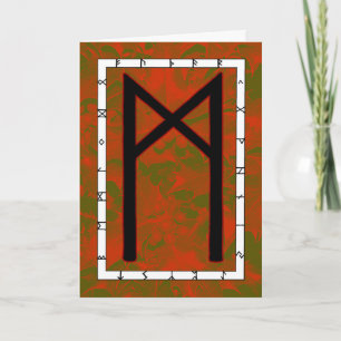 Tarjeta Rune Mannaz - Humanidad