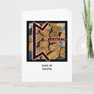 Tarjeta Rune Perthro - Karma - División Runestone