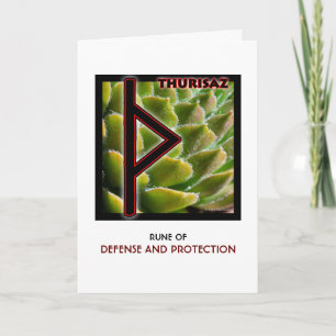 Tarjeta Rune Thurisaz - Defensa y protección