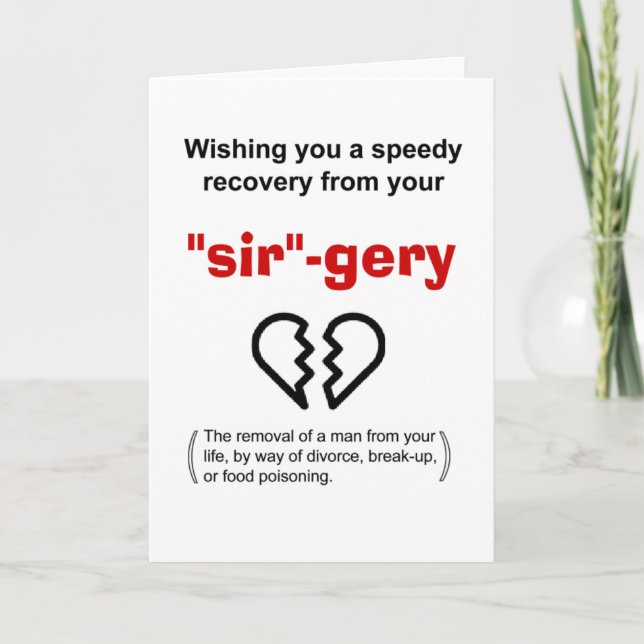 Tarjeta ruptura de relaciones (Anverso)