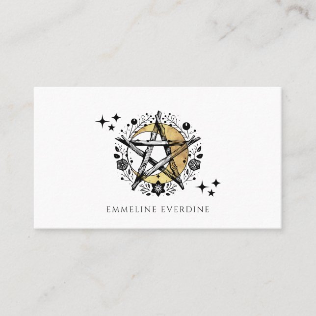 Tarjeta Rusa De Llamadas A La Luna De Pagan Pentac (Anverso)