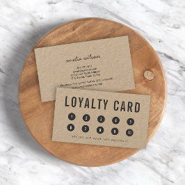 Tarjeta Rusa Simple Kraft Loyalty
