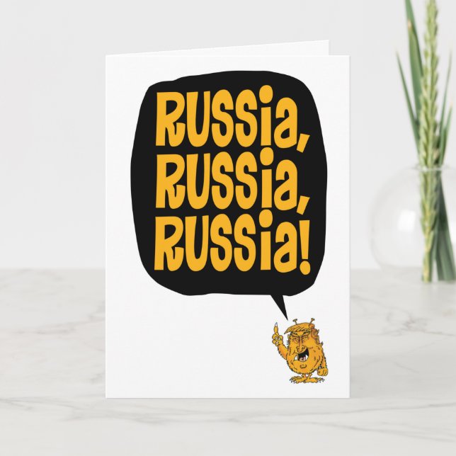 Tarjeta ¡¡¡Rusia, Rusia, Rusia!!! (Anverso)