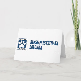 Tarjeta RUSO TSVETNAYA BOLONKA_Blue