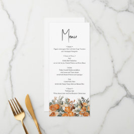 Tarjeta Rustic Boho Boda Fall WinMenu